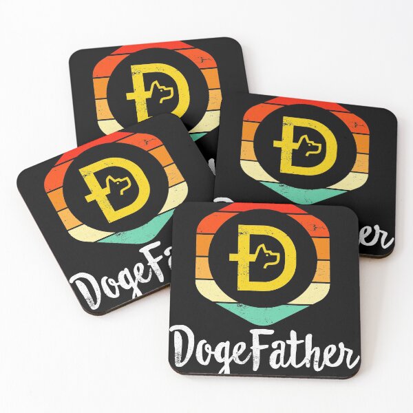 Item preview, Dogecoin Dogefather Funny Doge Cryptocurrency Meme Vintage Dogecoin DOGE Crypto Distressed Logo Doge meme designed and sold by Easy-Logo.
