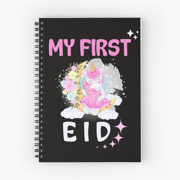 Item preview, My first eid unicorn Moon Arabic Calligraphy Ramadan Karim designed and sold by Live  Today.