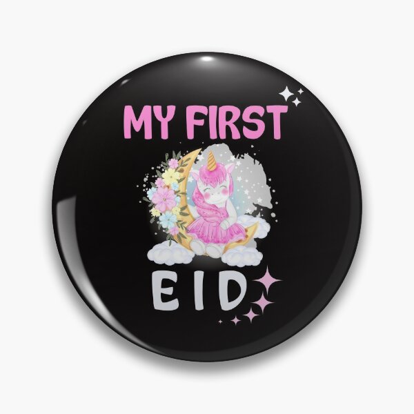 Item preview, My first eid unicorn Moon Arabic Calligraphy Ramadan Karim designed and sold by Live  Today.