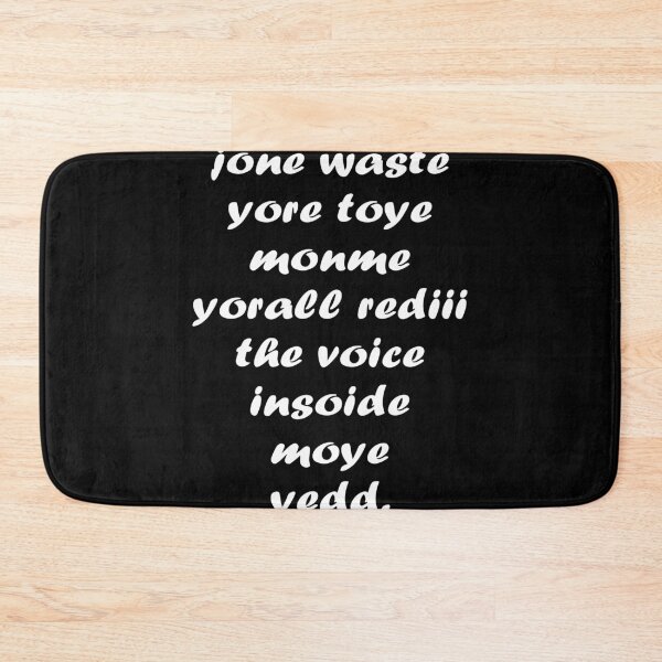 Item preview, Copy of jone waste yore toye monme yorall rediii the voice insoide moye yedd designed and sold by eness-BK.