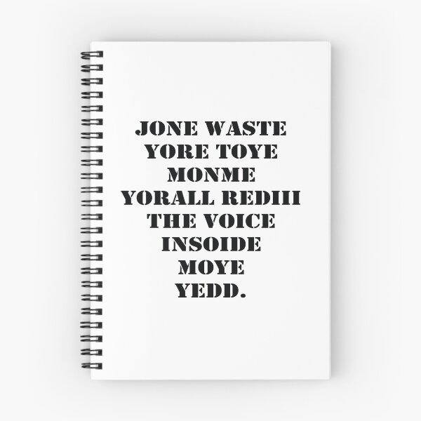 Item preview, Jone waste yore toye monme yorall rediii the voice insoide moye yedd designed and sold by eness-BK.