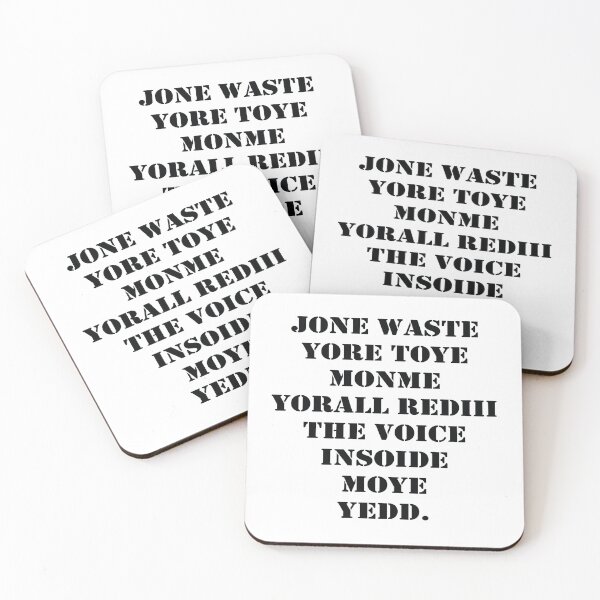 Item preview, Jone waste yore toye monme yorall rediii the voice insoide moye yedd designed and sold by eness-BK.