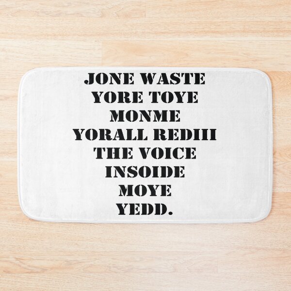 Item preview, Jone waste yore toye monme yorall rediii the voice insoide moye yedd designed and sold by eness-BK.