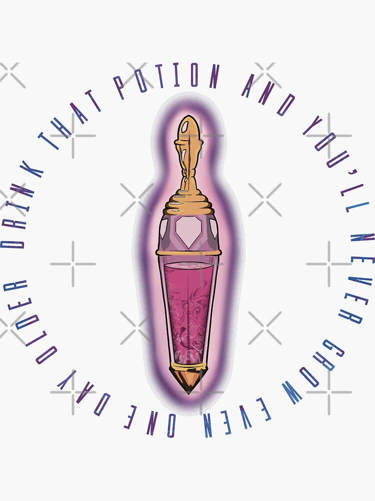 Death becomes her ~ potion Sticker