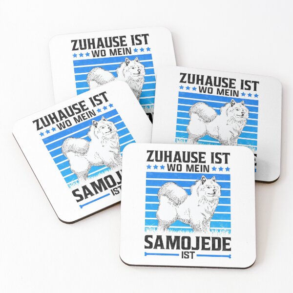 Item preview, Home is where my Samoyed is sled dog saying designed and sold by madgrfx.