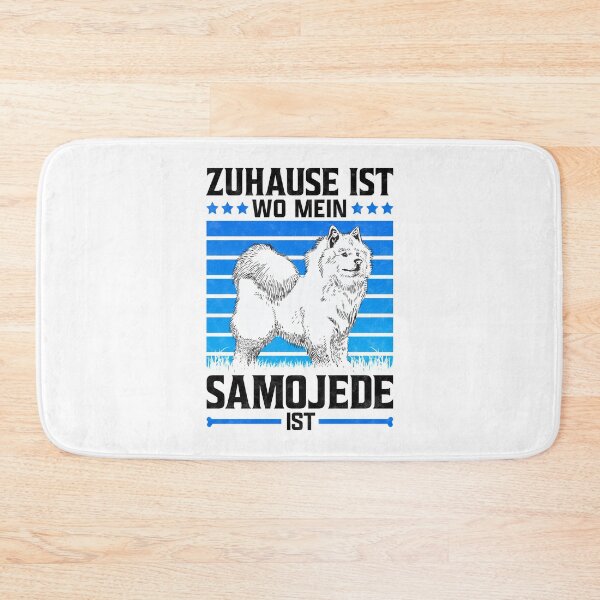 Item preview, Home is where my Samoyed is sled dog saying designed and sold by madgrfx.