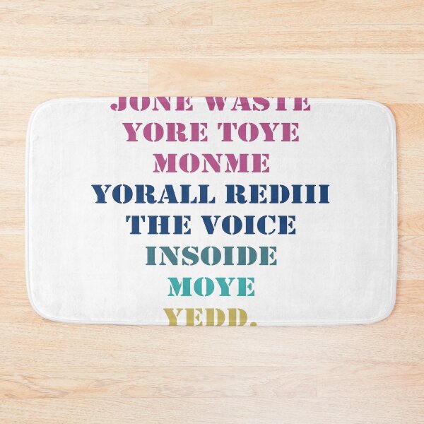 Item preview, Copy of jone waste yore toye monme yorall rediii the voice insoide moye yedd designed and sold by eness-BK.