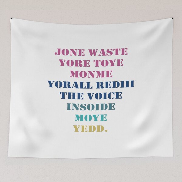 Item preview, Copy of jone waste yore toye monme yorall rediii the voice insoide moye yedd designed and sold by eness-BK.