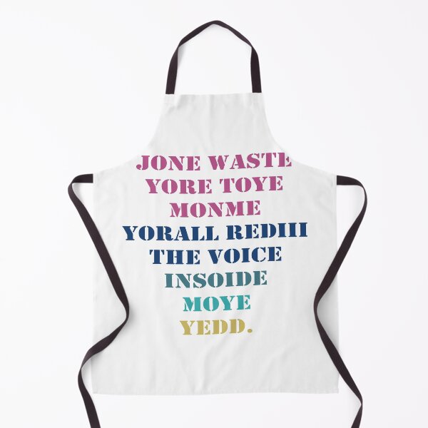 Item preview, Copy of jone waste yore toye monme yorall rediii the voice insoide moye yedd designed and sold by eness-BK.