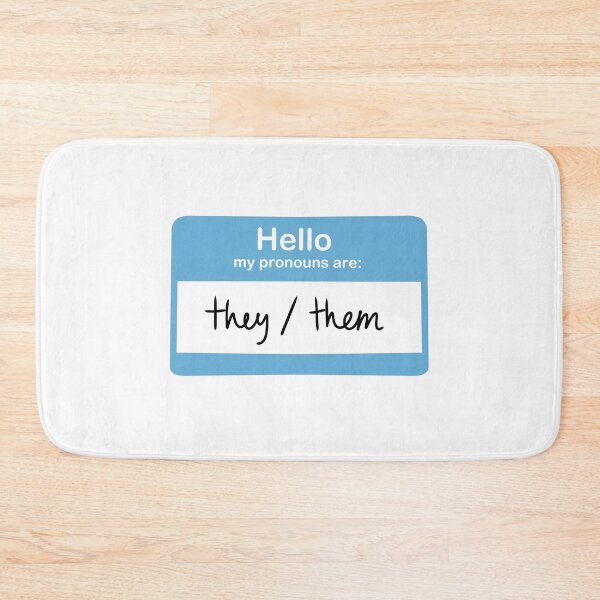 Item preview, They, Them Pronoun Sticker designed and sold by izzychar.