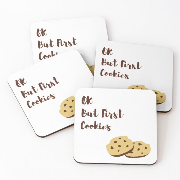 Item preview, Ok But First Cookies, Kitchen, Dining, Home Decor Gift, Typography Gift, Funny Fun Prints, Minimalist  designed and sold by SirajDecors.