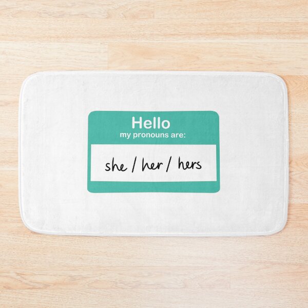Item preview, She, Her, Hers Pronoun Sticker designed and sold by izzychar.