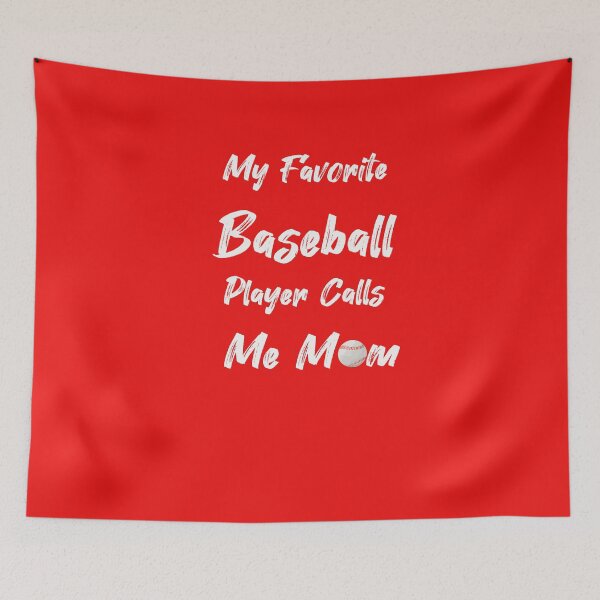 Item preview, My Favorite Baseball Player Calls Me Mom , Gift For Baseball Lover designed and sold by Soukainadesign.