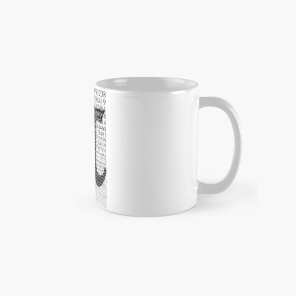 Pi negro Taza clásica