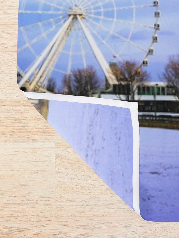 Alternate view of Ferris Wheels By Yannis Lobaina Shower Curtain