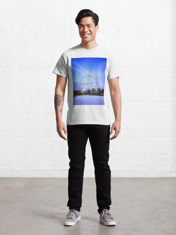 Alternate view of Ferris Wheels By Yannis Lobaina Classic T-Shirt