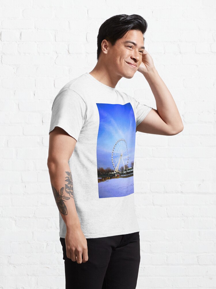 Alternate view of Ferris Wheels By Yannis Lobaina Classic T-Shirt