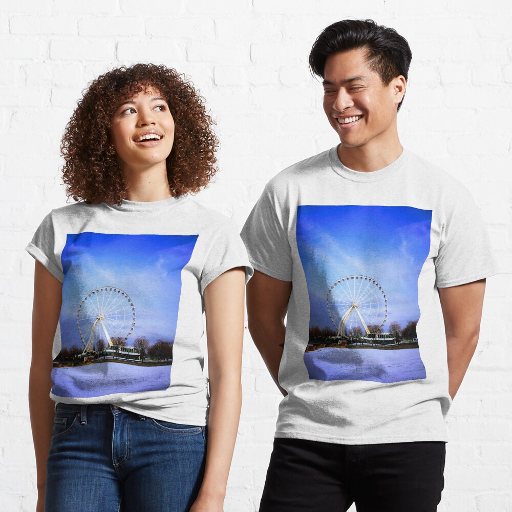 Ferris Wheels By Yannis Lobaina Classic T-Shirt