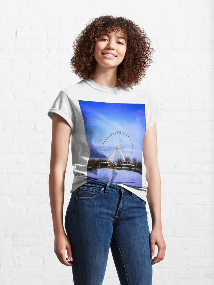 Alternate view of Ferris Wheels By Yannis Lobaina Classic T-Shirt