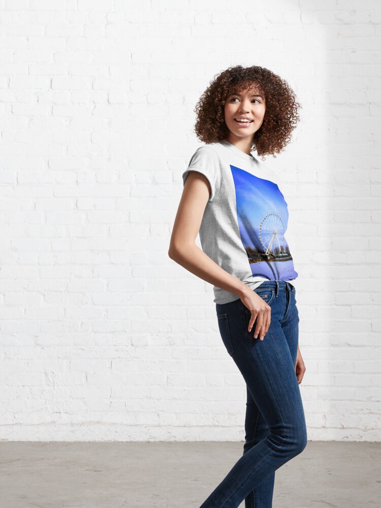 Alternate view of Ferris Wheels By Yannis Lobaina Classic T-Shirt