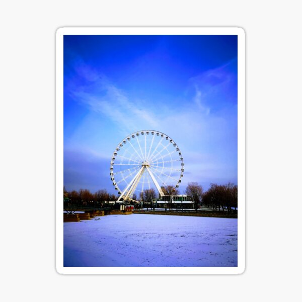 Ferris Wheels By Yannis Lobaina Sticker