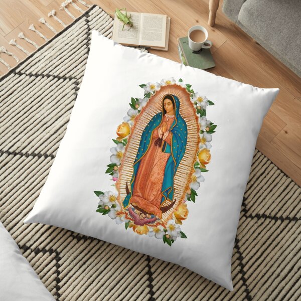 La virgen de guadalupe Cojines de suelo