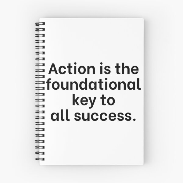 Item preview, Action is the foundational key to all success. designed and sold by Optimus108.