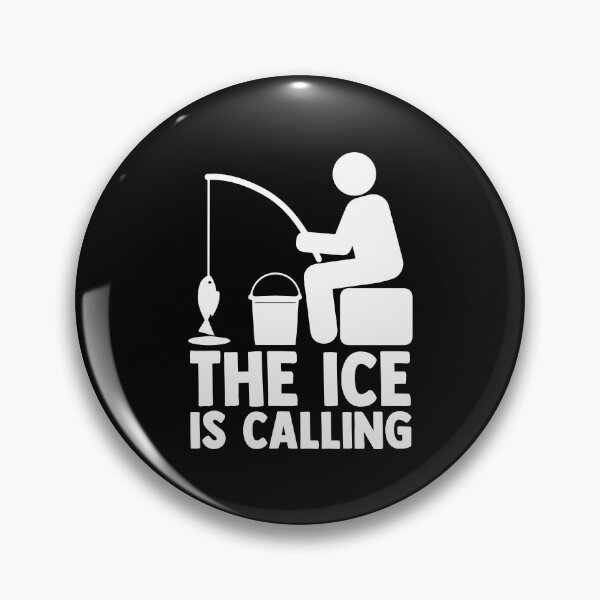 Item preview, The Ice Is Calling Ice Fishing Angler Ice Fishing Rod Fish designed and sold by Nessshirts.