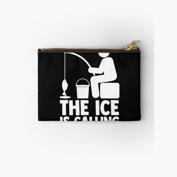 Item preview, The Ice Is Calling Ice Fishing Angler Ice Fishing Rod Fish designed and sold by Nessshirts.