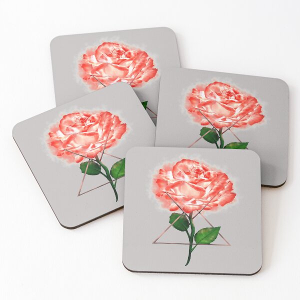 Item preview, Geometric glowing rose  designed and sold by Geraldine-N.