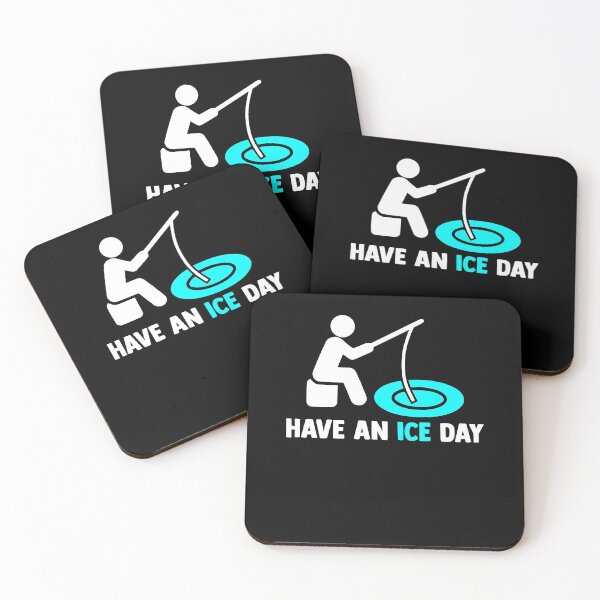 Item preview, Have an Ice Day Ice Fishing Angler Ice Fishing Rod Ice Hole designed and sold by Nessshirts.