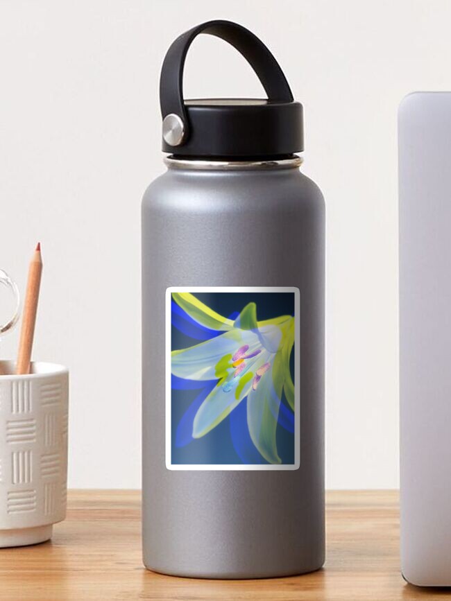 Sticker, Lovely Lily designed and sold by April Dowling