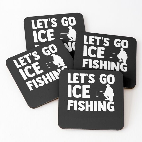 Item preview, Let's Go Ice Fishing Ice Fishing Angler Ice Fishing Rod Fish designed and sold by Nessshirts.
