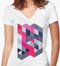 glww xryma Women's Fitted V-Neck T-Shirt