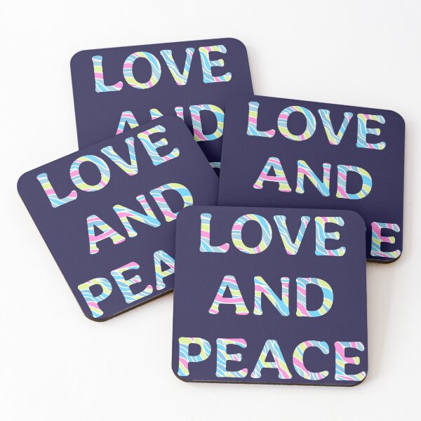 Item preview, Love and Peace (4) designed and sold by ToluaPrints.