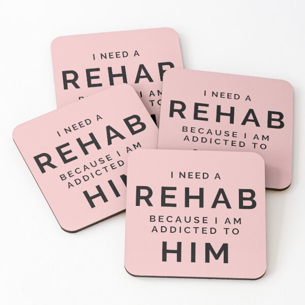 Item preview, I need a rehab because I am addicted to him - Lovers quotes designed and sold by GaterStitch.