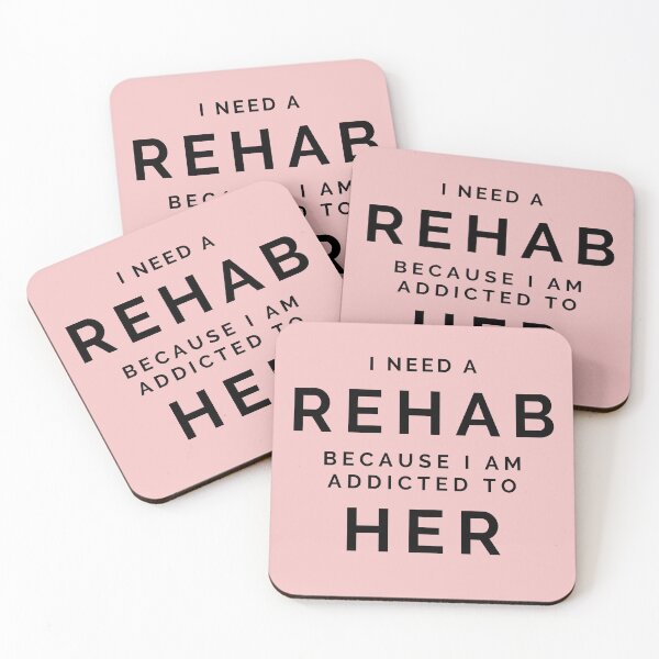 Item preview, I need a rehab because I am addicted to her - Lovers quote designed and sold by GaterStitch.