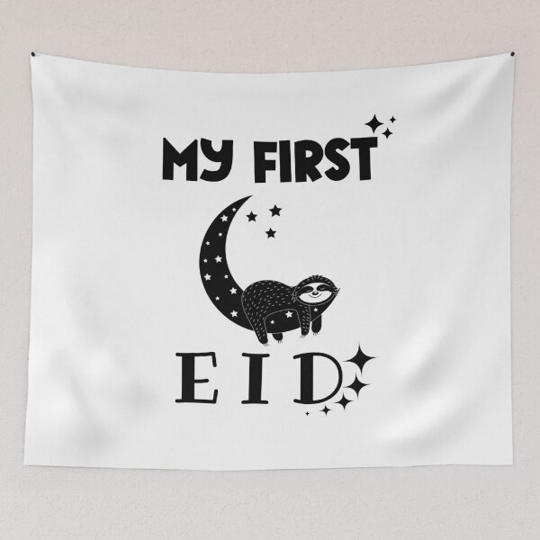 Item preview, My first eid Moon Arabic Calligraphy Ramadan Karim for kids designed and sold by Live  Today.