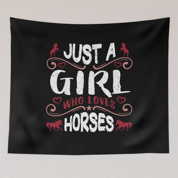 Artikelvorschau, Reiterin Just a girl who loves horses Pferd Pferde entworfen und verkauft von besTmanuFacture.