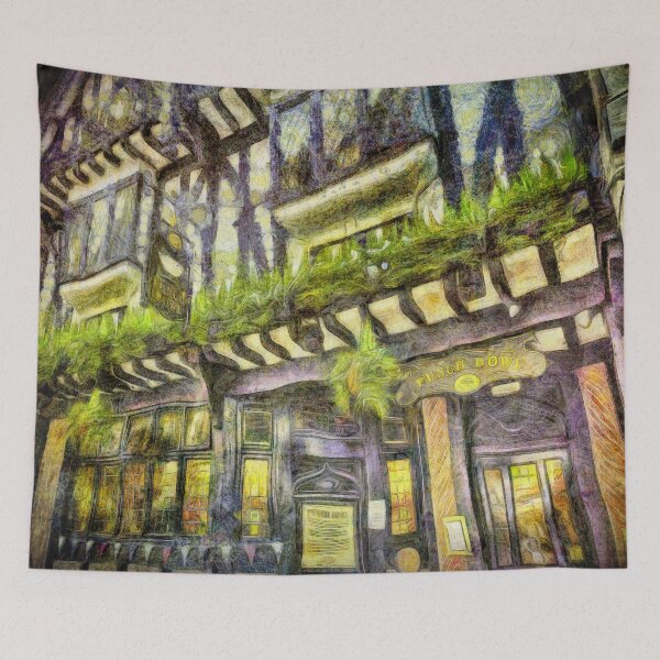 Item preview, Punch Bowl Pub Van Gogh  designed and sold by Londonimages.