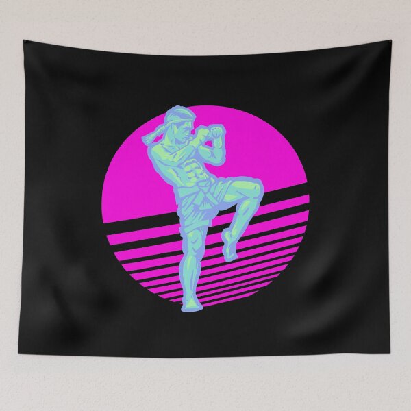 Item preview, Retro Vaporwave Muay Thai designed and sold by HalpinDesign.