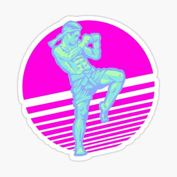 Item preview, Retro Vaporwave Muay Thai designed and sold by HalpinDesign.