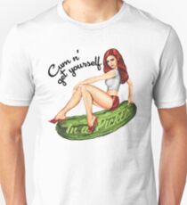 Camiseta ajustada Pickle - Sexy Girl Pinup White Variant ... !!