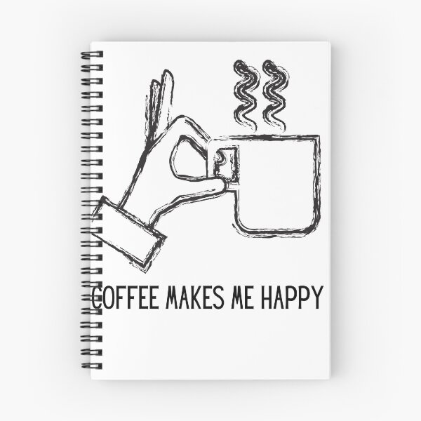 Artikelvorschau, Kaffee macht mich glücklich entworfen und verkauft von Devendra Singh Kandari.