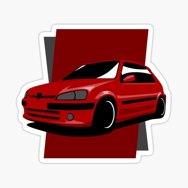 Peugeot 106 logo sticker, Auto logo stickers