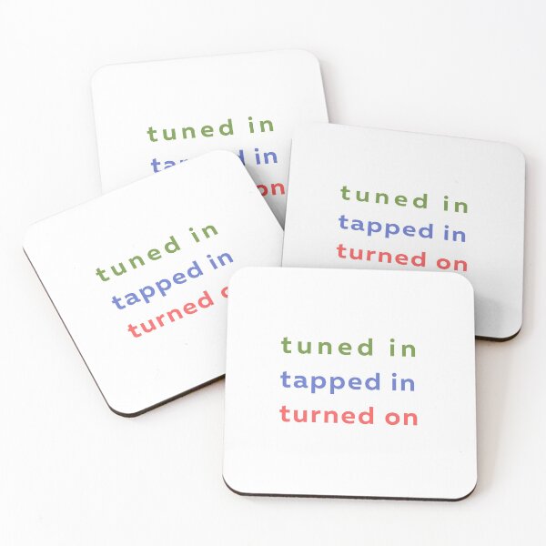 Item preview, tuned in, tapped in, turned on designed and sold by ZenNerd.