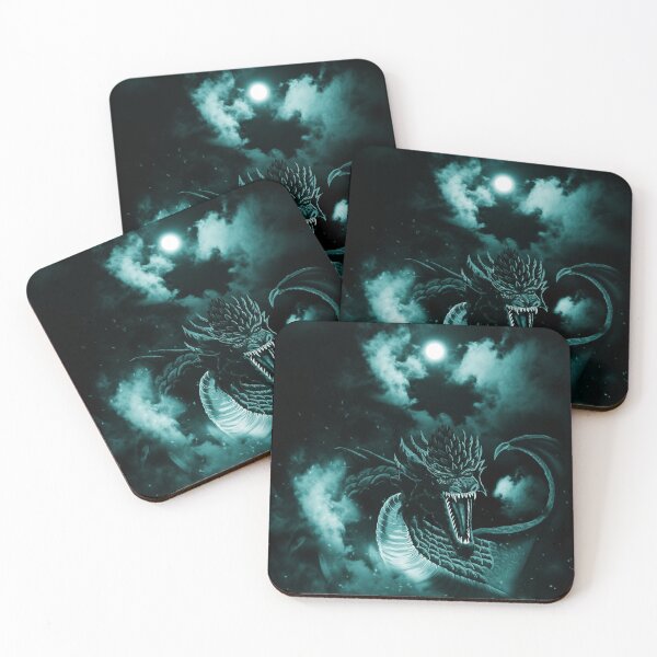 Item preview, Cyan Blue Moon Clouded Fire Dragon designed and sold by Kim Andrews.