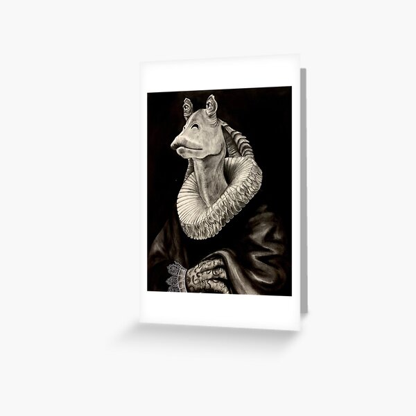 Sir Jar Jar Binks Greeting Card