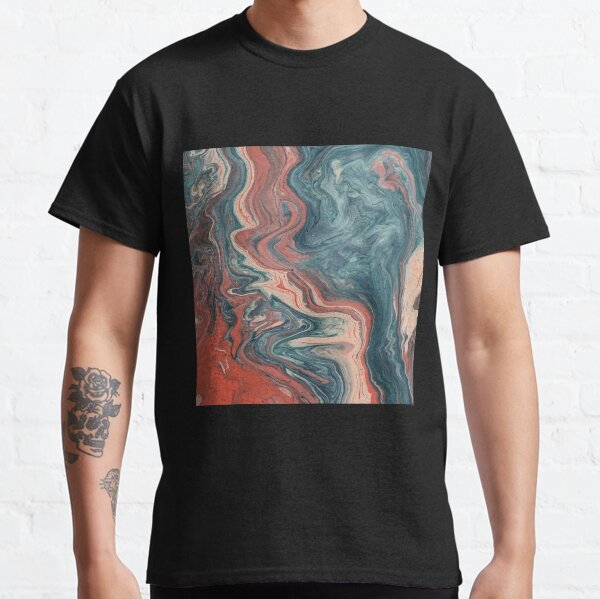 Red-blue abstract art Classic T-Shirt