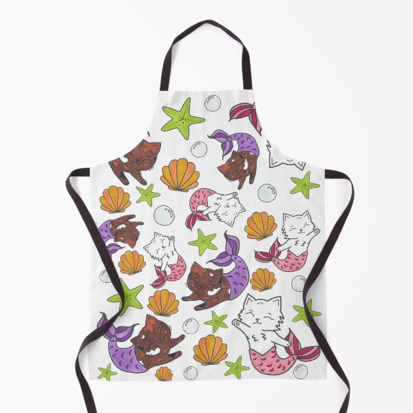 Item preview, Mermaid Cats Pattern designed and sold by danajessicaart.